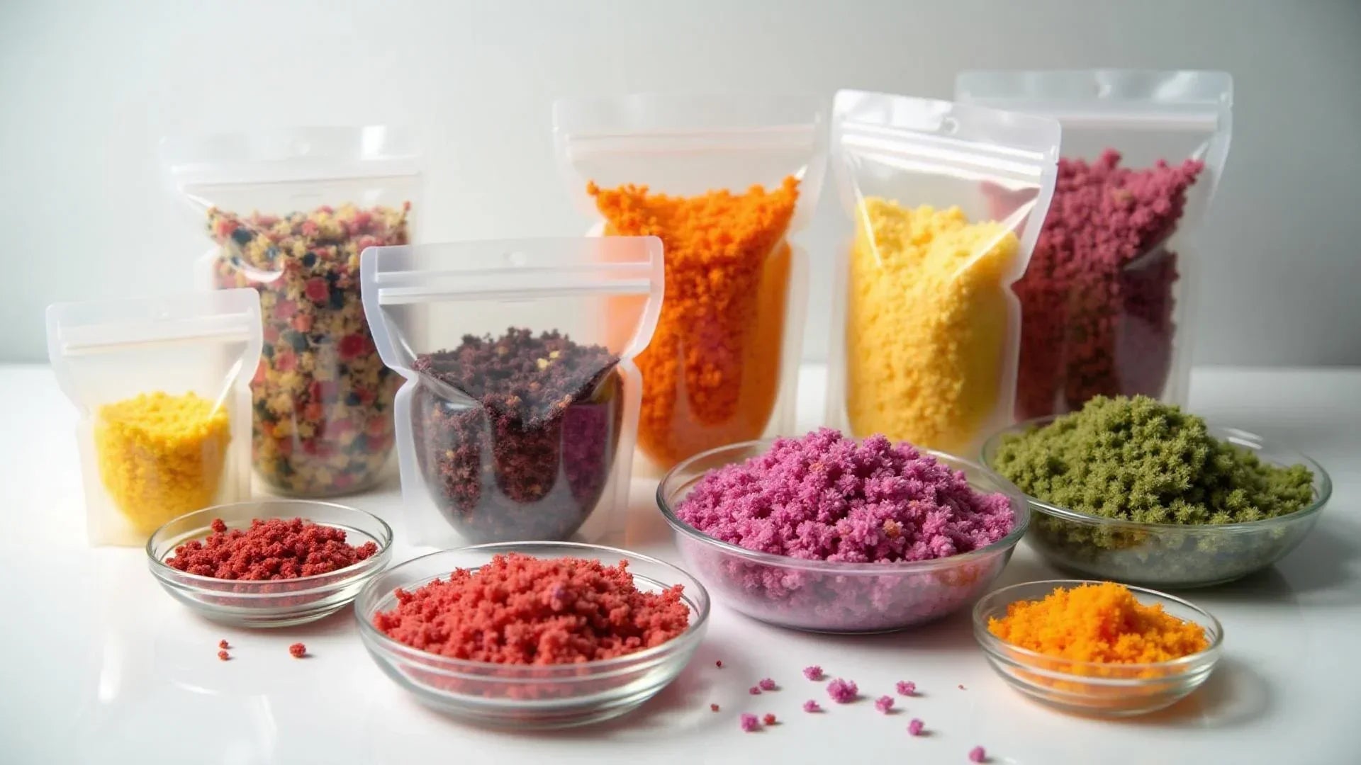 different edible flowers