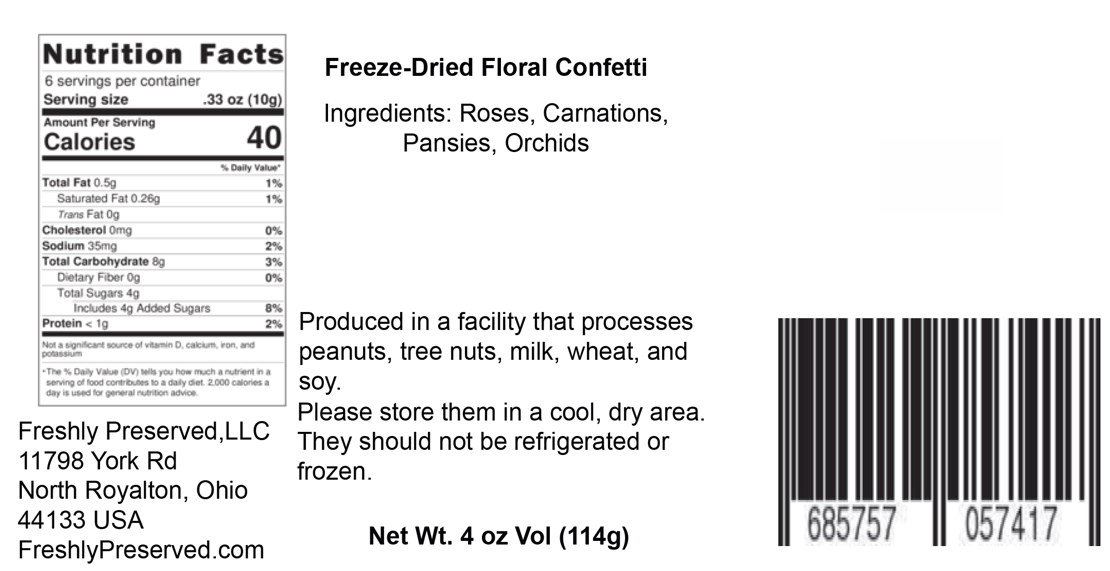 Freeze-Dried Flower Confetti